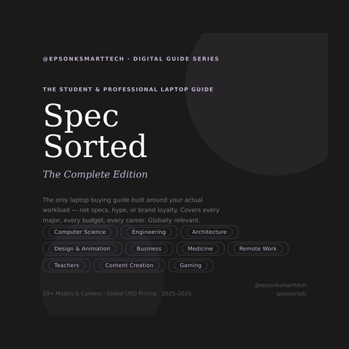 Spec Sorted Series — Buying Guide + Setup Bundle | 2025–2026