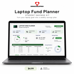 Laptop Fund Planner: Student Savings Kit