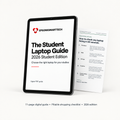 Refined Student Laptop Guide digital mockup