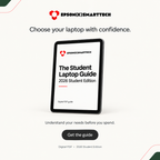 Student Laptop Guide closing call-to-action mockup