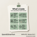 What's inside battery checklist mockup